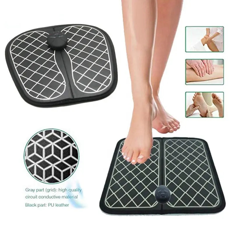 Aparat Electrostimulator EMS pentru masaj tălpi și stimularea circulației