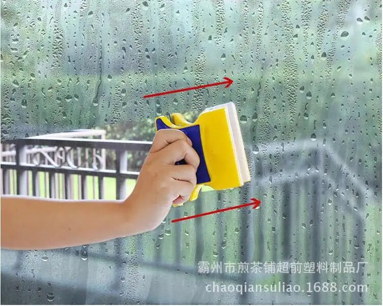 Dispozitiv magnetic pentru sticlă, Magic Window Cleaner