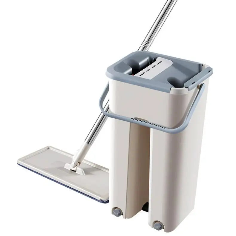 Mop profesional cu doua cuve de spalare si uscare + 2 rezerve cadou