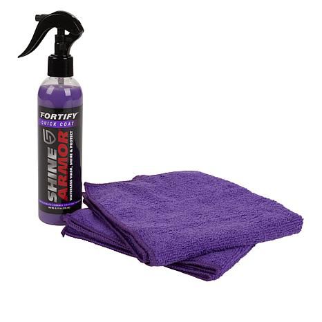 Kit Ceara Lichida Shine Armor Ceramic Wax, 236 ml + Laveta Microfibra Cadou