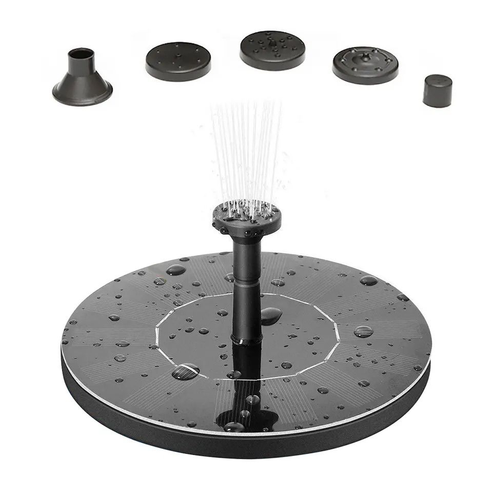 Fântână arteziană solară pentru grădină, IPX8, 160×160 mm