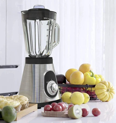 Blender din Inox SonyMax 2 în 1 cu râșniță inclusă