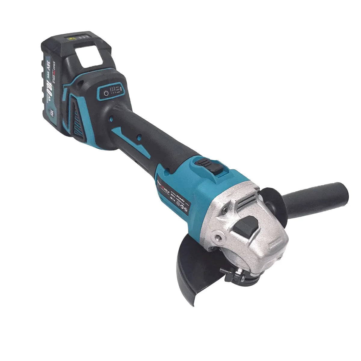 Polizor unghiular (Flex), cu 2 acumulatori 48V, 5Ah, 8500 rpm, 125 mm, valiză + cheie + protecție, Albastru