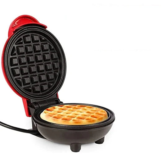 Mini aparat pentru preparat waffe sau gofre – 350W, plăci antiaderente