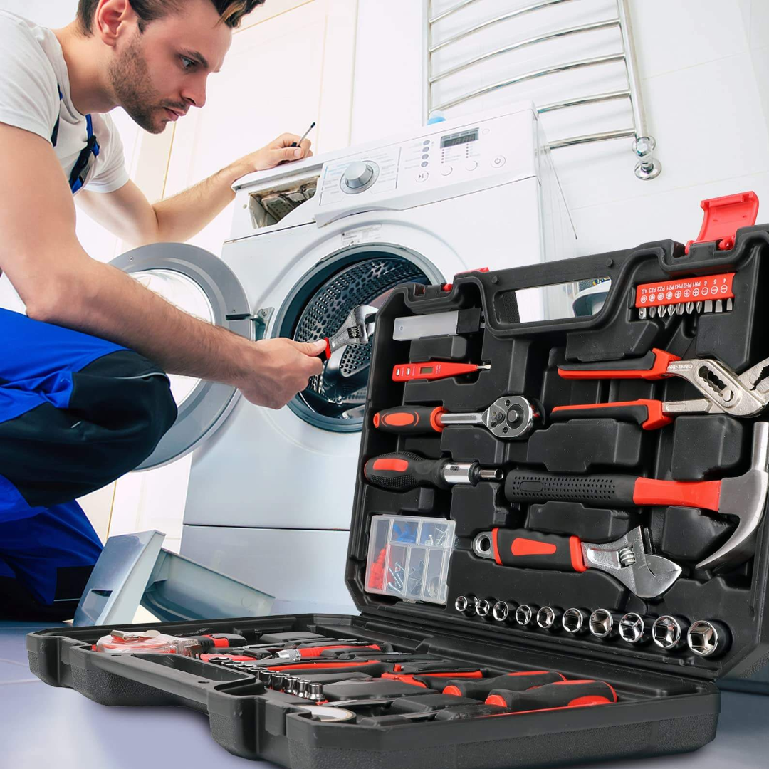 Trusa profesionala de scule, multifunctionala, cu 43 de accesorii