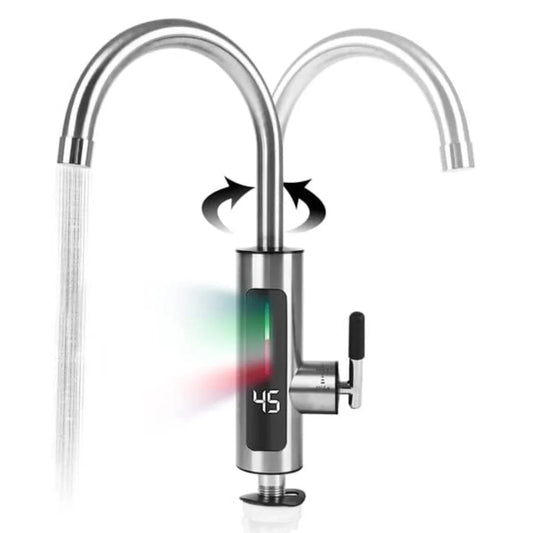 Robinet electric instant din inox cu display și rotire 360° – 3000W