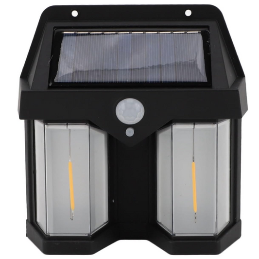Lampa solara de perete dubla cu Senzor de miscare si 3 moduri iluminare