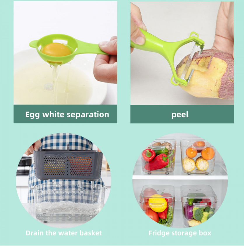 Tocator pentru legume și fructe cu 22 accesorii incluse