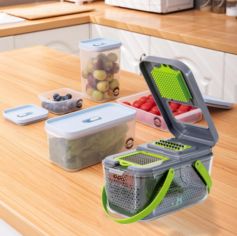 Tocator pentru legume și fructe cu 22 accesorii incluse