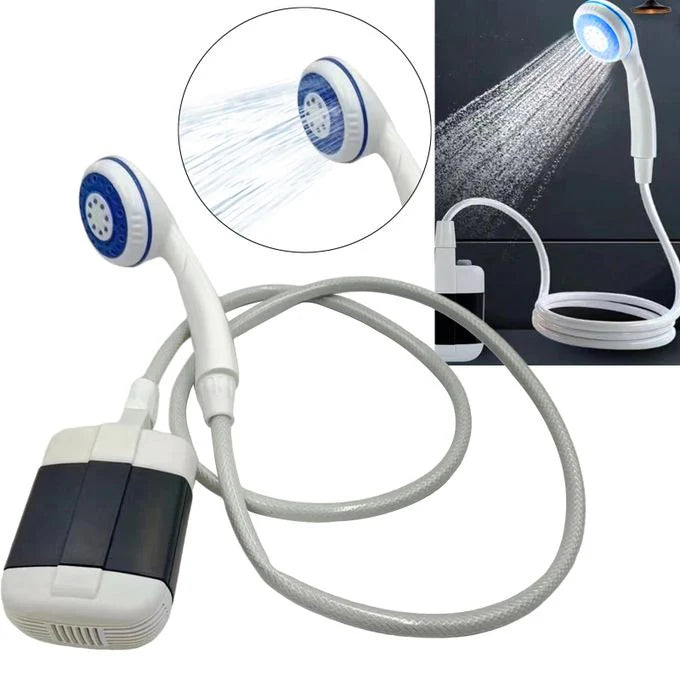 Duș auto electric portabil pentru camping, 12 V, cablu 5M