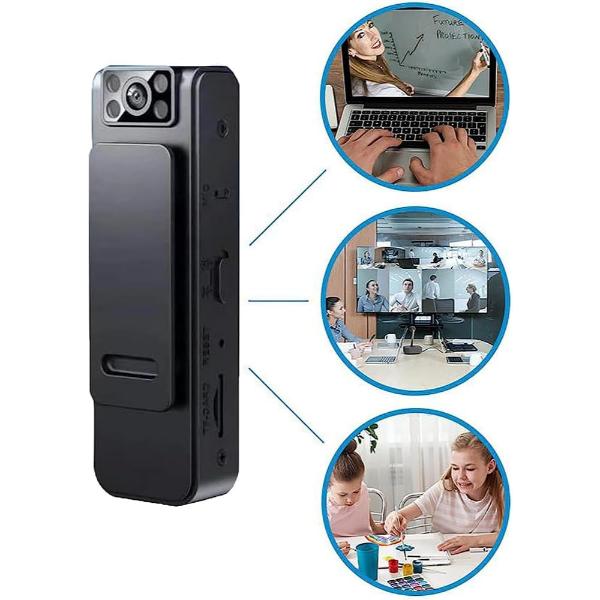 Cameră Video Mini 4K Ultra HD, Baterie Reîncărcabilă, Rotire la 90°, Funcție De Înregistrare, 1080P
