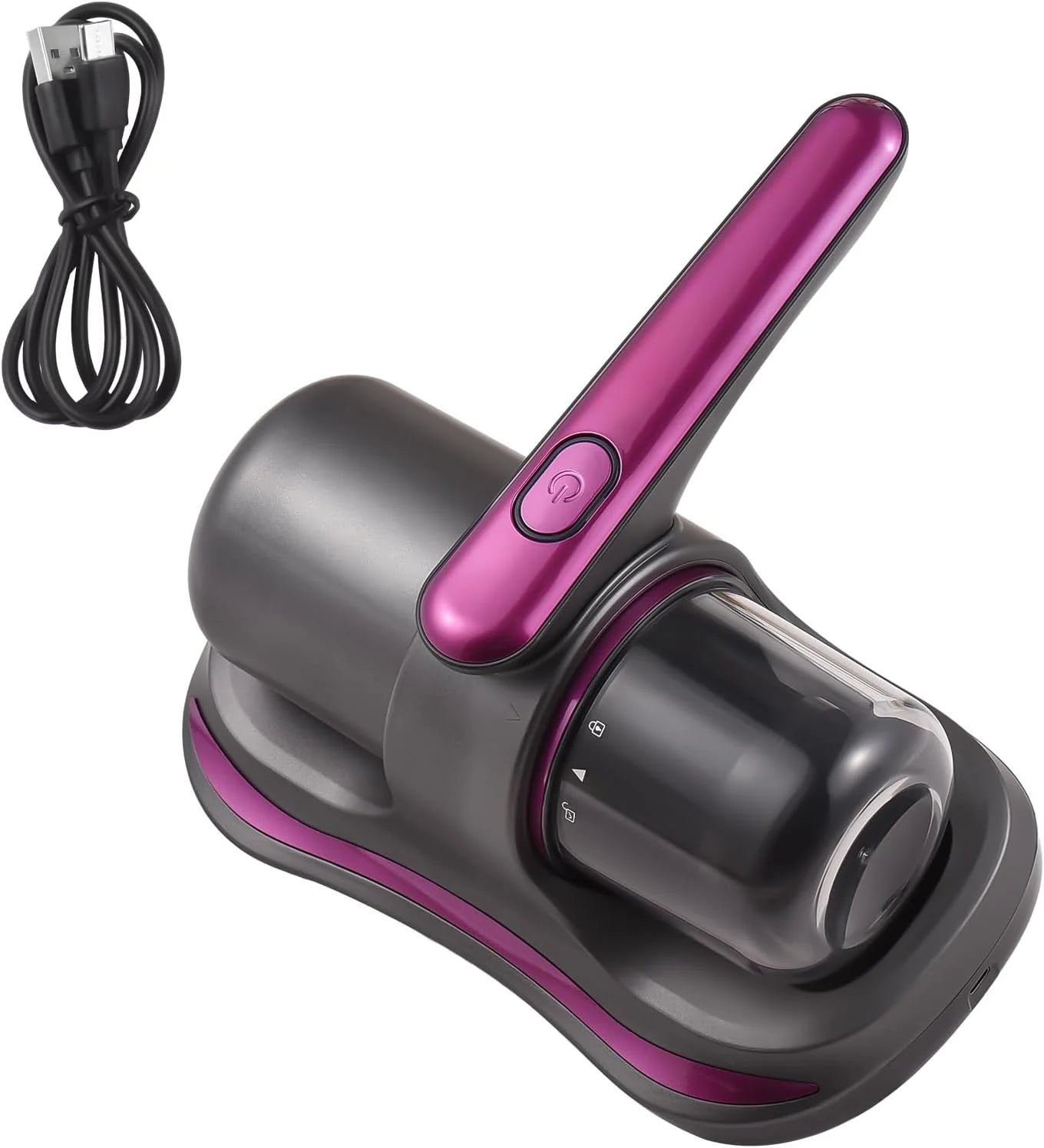 Aspirator portabil antiacarieni cu acumulator, 100W, tehnologie UV-C