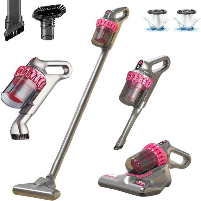Aspirator Vertical fara Fir 4in1 – All-Clean, 100W, Silentios, 3 Moduri de Putere, Perie UV Anti-acarieni, Filtru Hepa