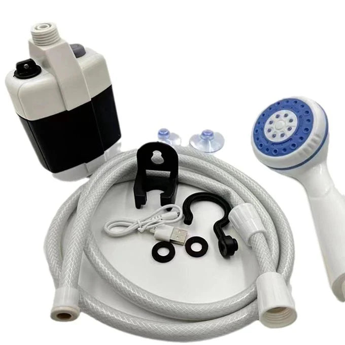 Duș auto electric portabil pentru camping, 12 V, cablu 5M
