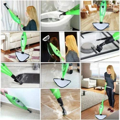 Mop cu Aburi H2O X10, Functie de Dezinfectare si Control Abur, 1300W