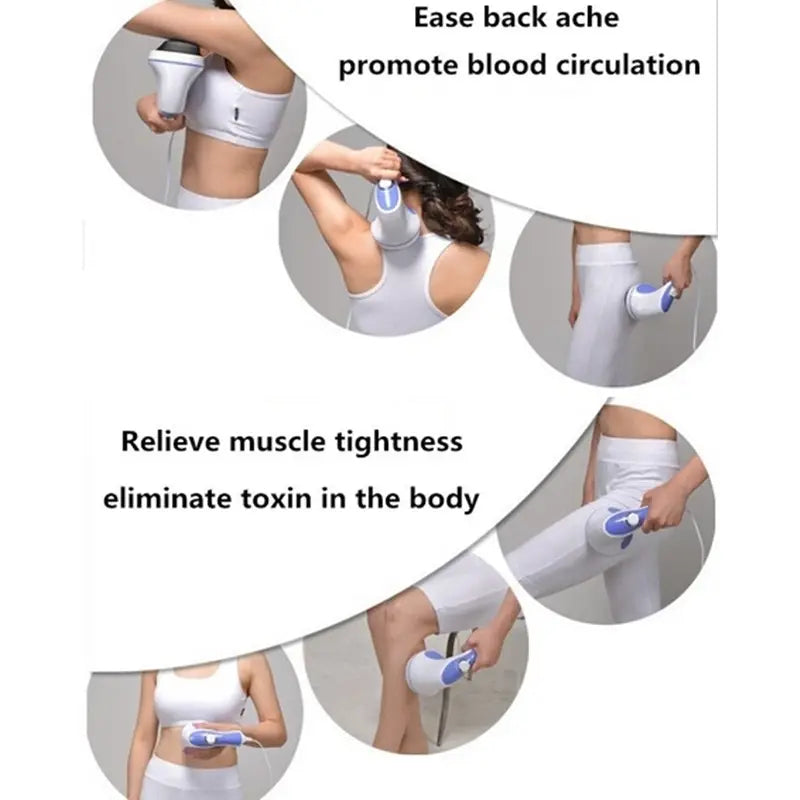 Aparat de masaj cu 4 capete Spin & Tone