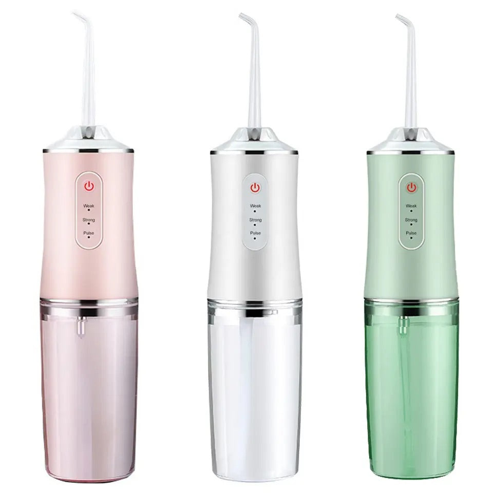 Irigator Oral Profesional pentru duș bucal, 4 Capete Curățare Anti-Tartru, Rezervor 220 ml