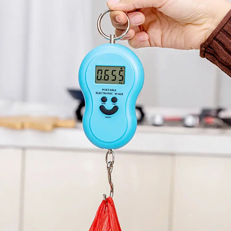 Cântar electronic portabil de mână 50kg cu afișaj digital