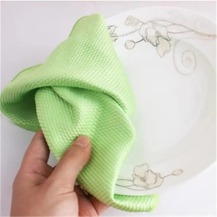 Set 10 lavete microfibră 30 x 30 cm