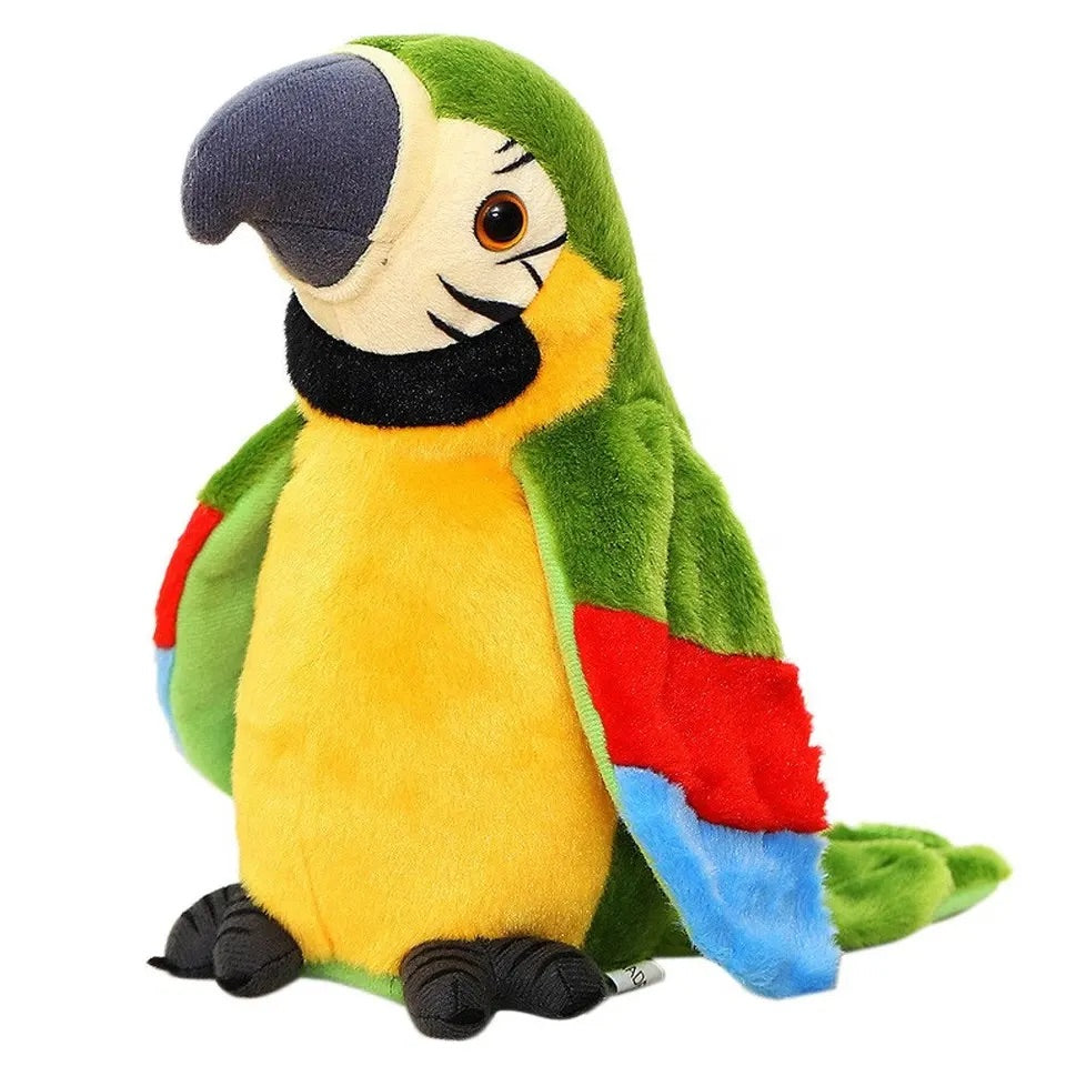 Papagal vorbitor de jucărie, interactiv, multicolor
