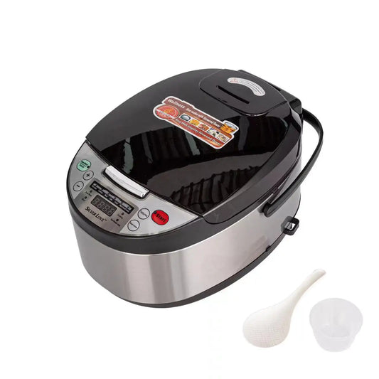 Multicooker Silver Crest, 900W, 5L, 12 programe, Timer, Ecran LCD, Inox