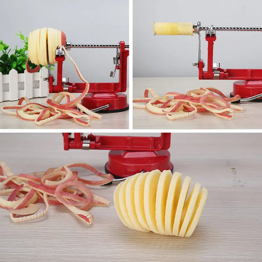 Aparat pentru Tăiat Cartofi în Spirala din Inox – Potato Slicer Alsaruz