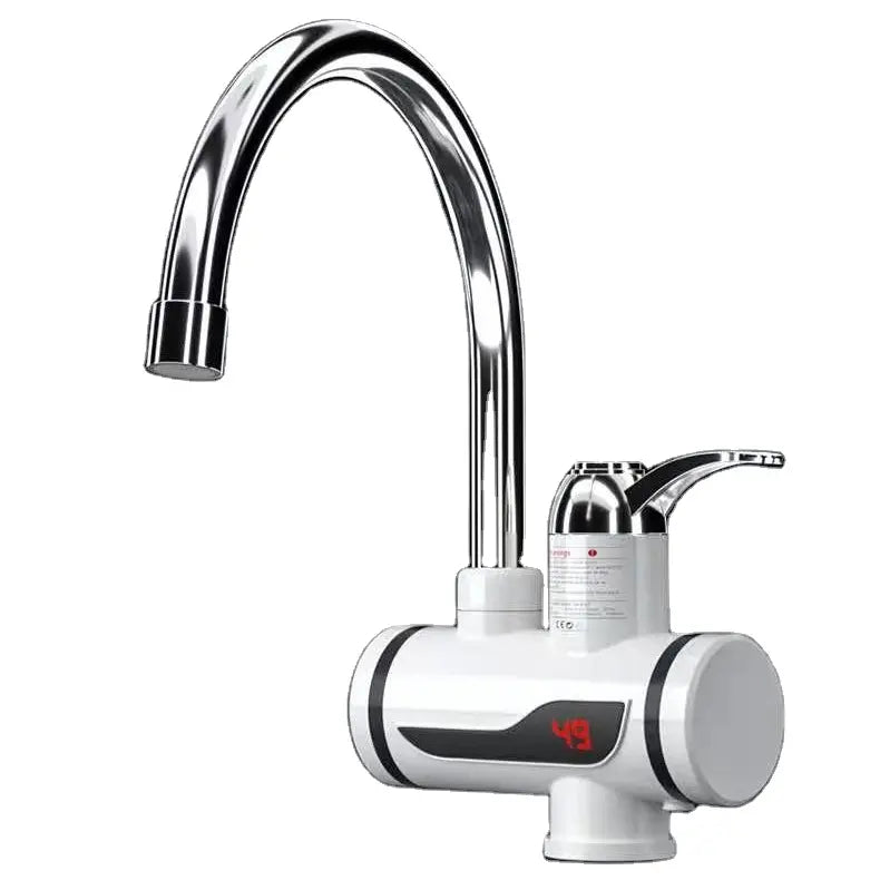 Robinet electric pentru apă caldă instant 3000W cu afișaj LCD