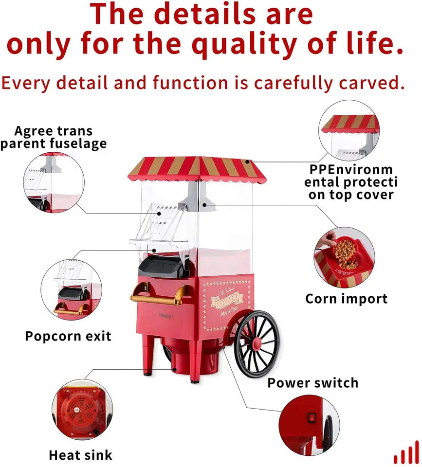 Masina retro de facut floricele Popcorn Maker