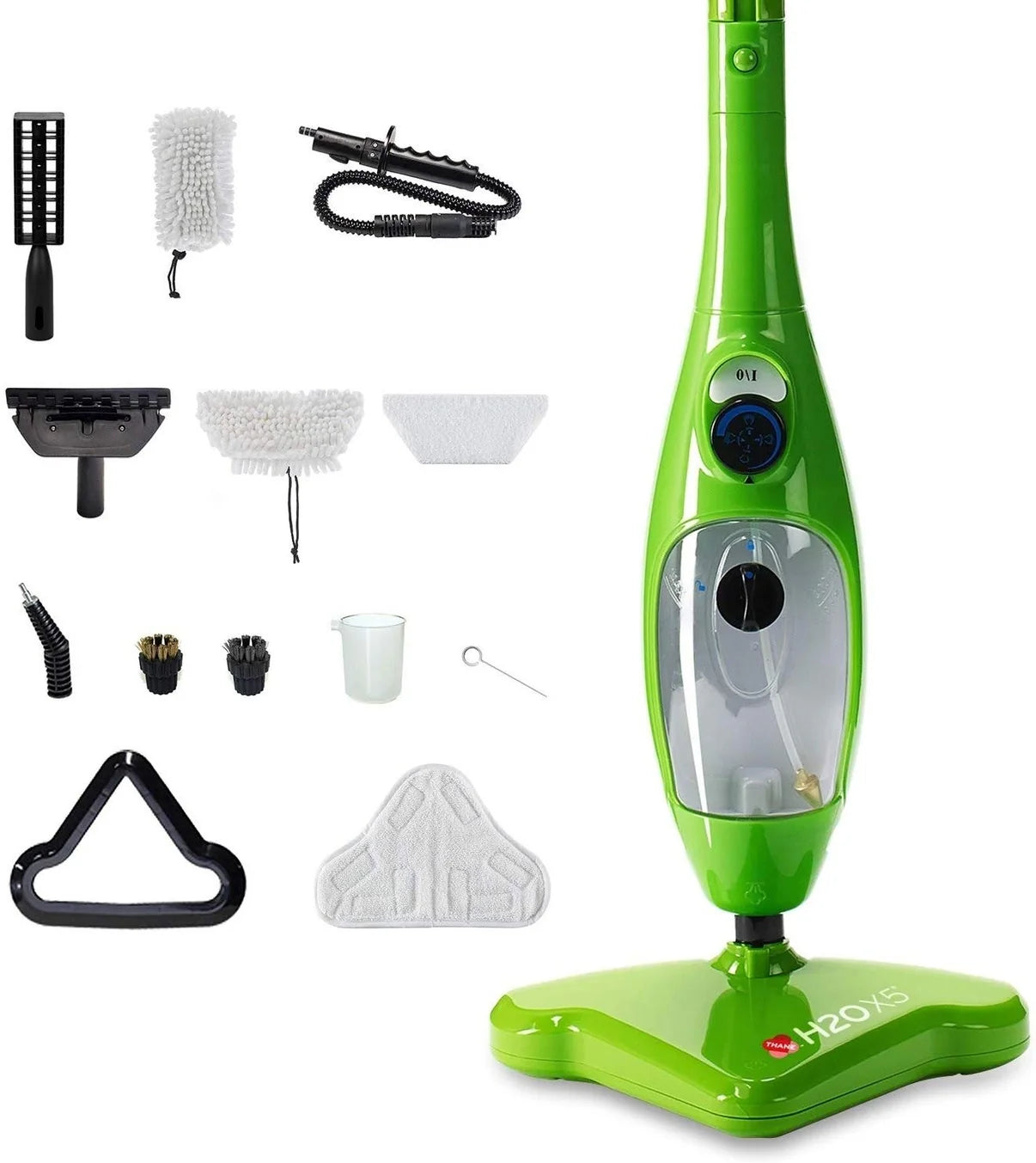 Mop cu Aburi 5in1 H2O X5, funcție de dezinfectare și control abur, 1300 W
