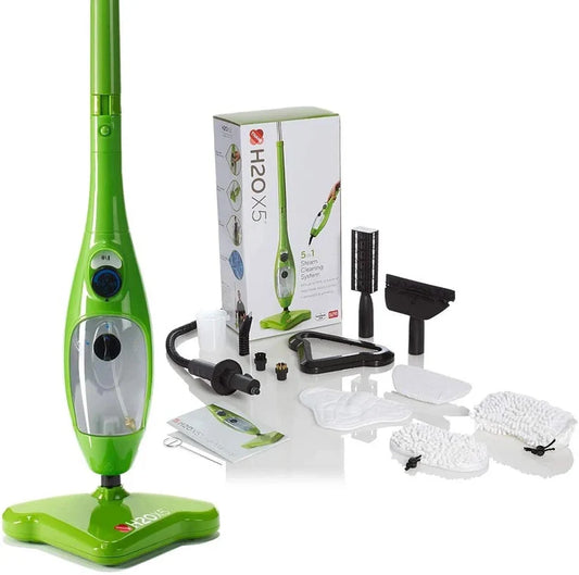 Mop cu Aburi 5in1 H2O X5, funcție de dezinfectare și control abur, 1300 W