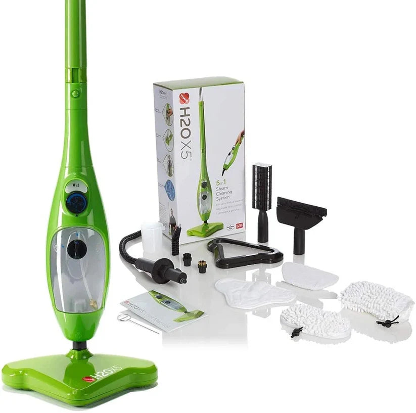 Mop cu Aburi 5in1 H2O X5, funcție de dezinfectare și control abur, 1300 W