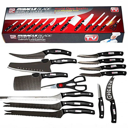 Set 13 cuțite Miracle Blade World Class