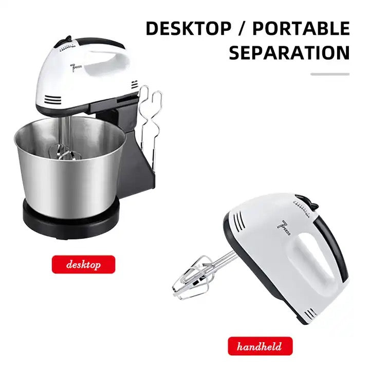 Mixer cu bol din inox – Putere 350W, capacitate 2L, 7 trepte de viteză