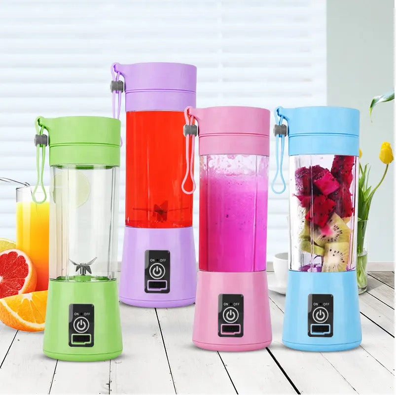 Blender Smoothie Maker Portabil – Încărcare USB și Funcție Power Bank