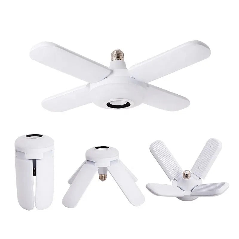 Bec cu 4 brate cu lumina multicolora, cu functie muzicala prin bluetooth.