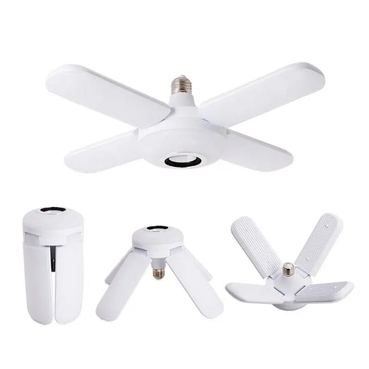 Bec cu 4 brate cu lumina multicolora, cu functie muzicala prin bluetooth.