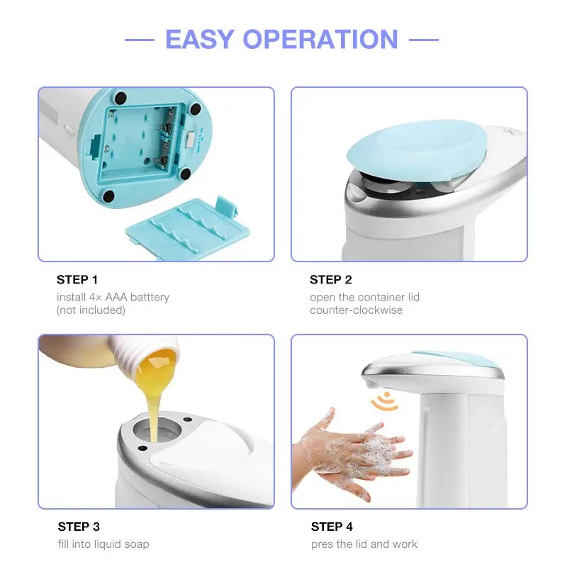 Dispenser electric de săpun lichid pe senzor