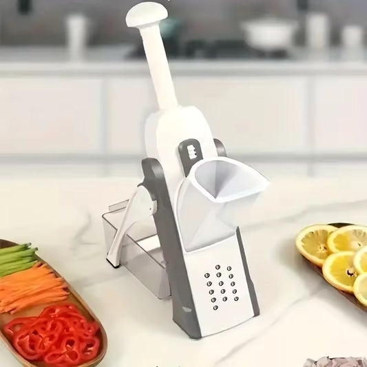 Feliator de legume pliabil tip mandolină cu 4 funcții