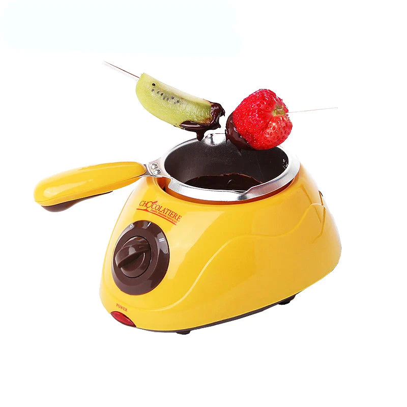Aparat Electric pentru Topit Ciocolată + Set Fondue – Chocolatiere