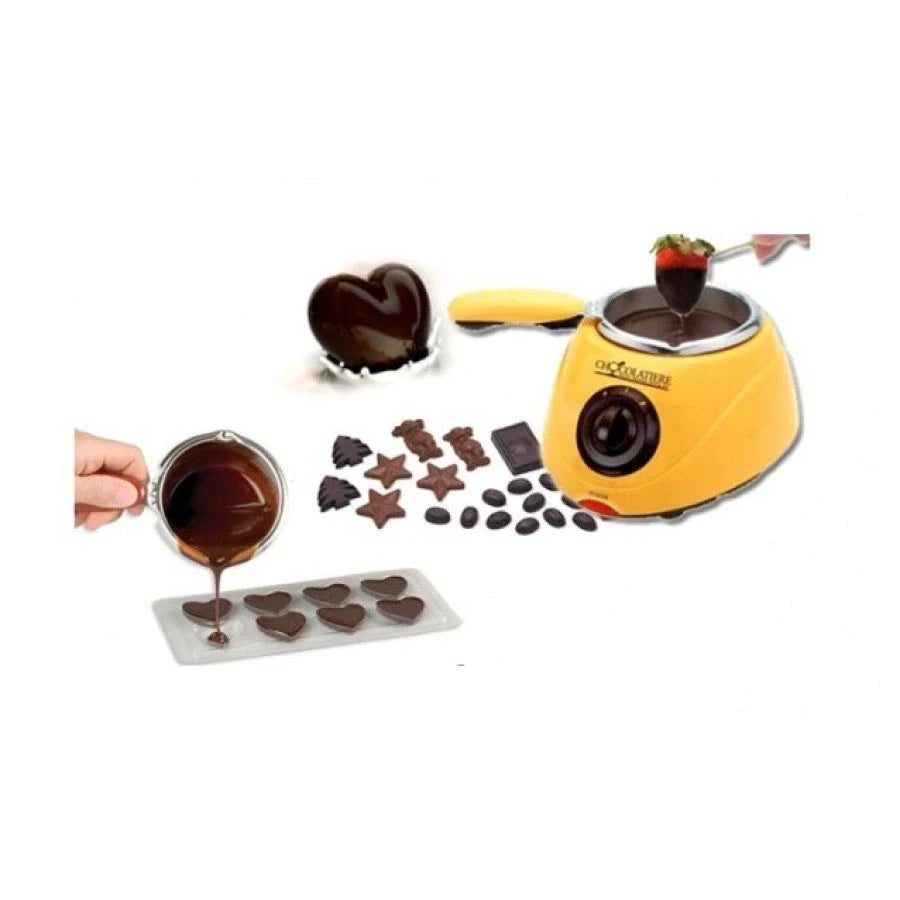 Aparat Electric pentru Topit Ciocolată + Set Fondue – Chocolatiere