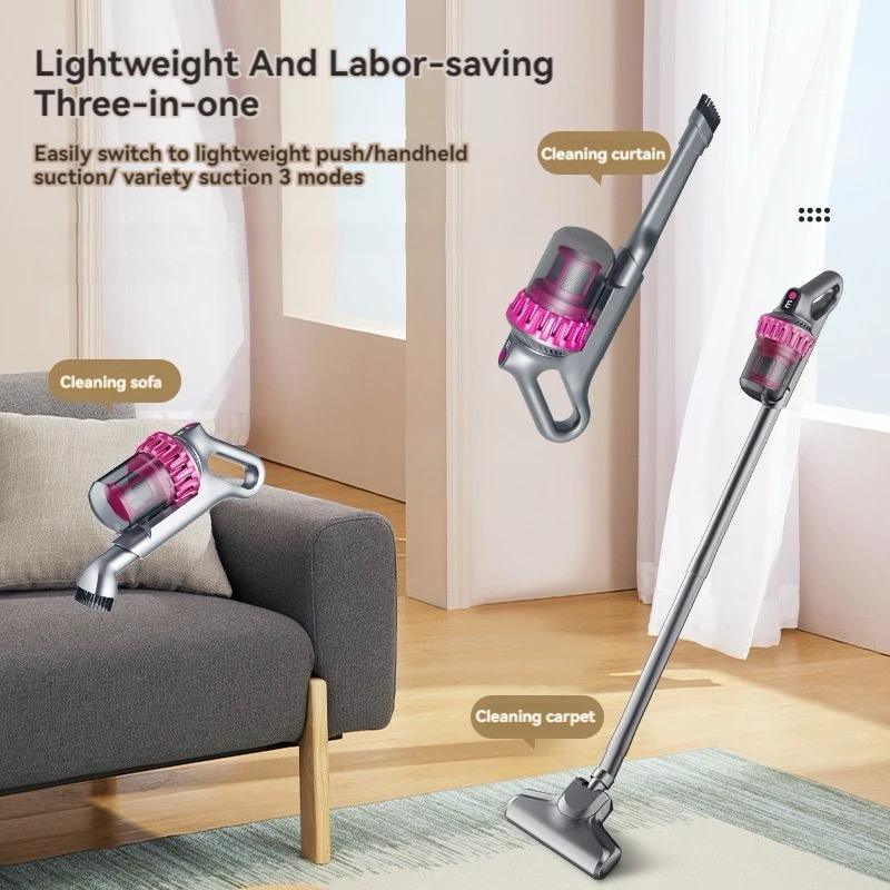 Aspirator Vertical fara Fir 4in1 – All-Clean, 100W, Silentios, 3 Moduri de Putere, Perie UV Anti-acarieni, Filtru Hepa