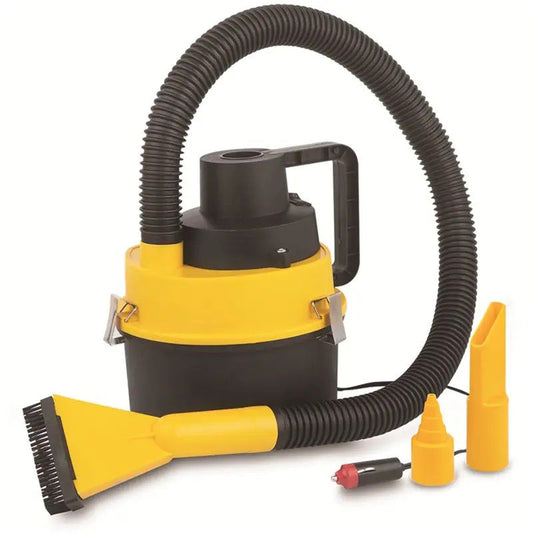 Aspirator Auto Portabil, Capacitate 3 Litri, 120W, Alimentare Bricheta Auto 12V, Aspirare Umed si Uscat, 4 Accesorii Incluse