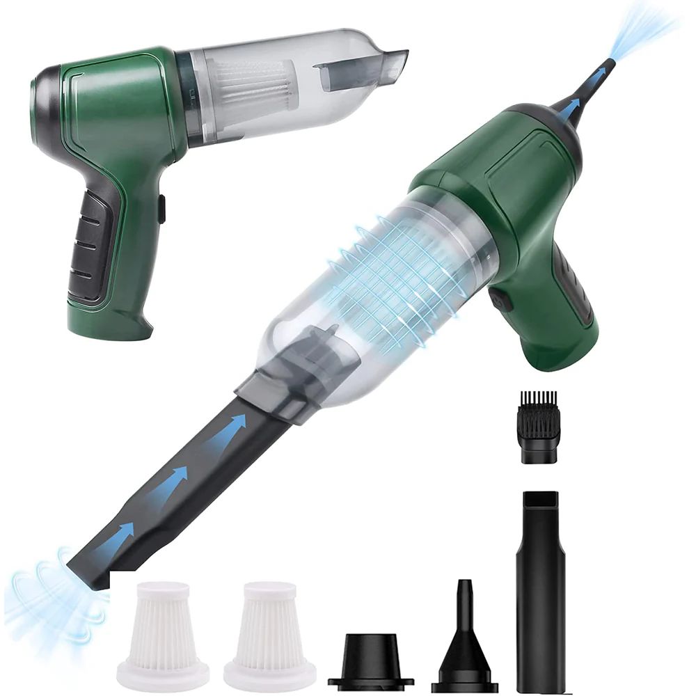 Mini aspirator portabil 3 in 1, cu acumulator si incarcare prin USB