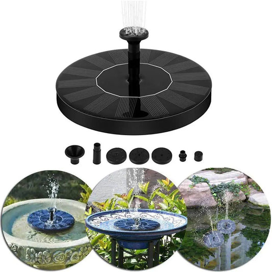Fântână arteziană solară pentru grădină, IPX8, 160×160 mm