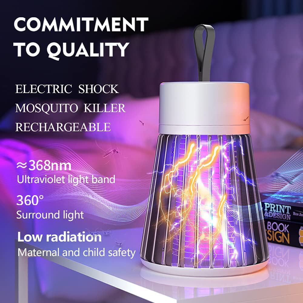Lampa UV Anti-Insecte Portabilă, 1.2W, Reîncărcabilă USB, 1200mAh, Curea Suspendare