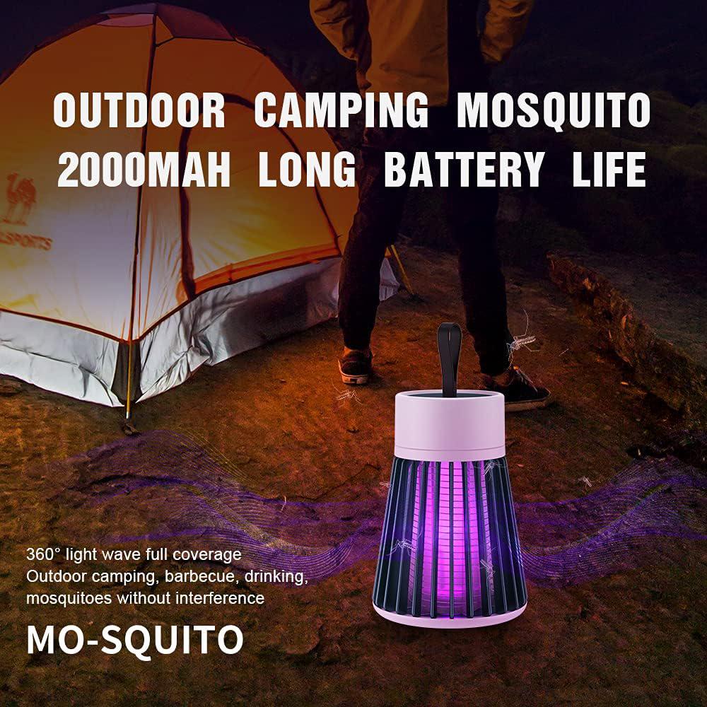 Lampa UV Anti-Insecte Portabilă, 1.2W, Reîncărcabilă USB, 1200mAh, Curea Suspendare