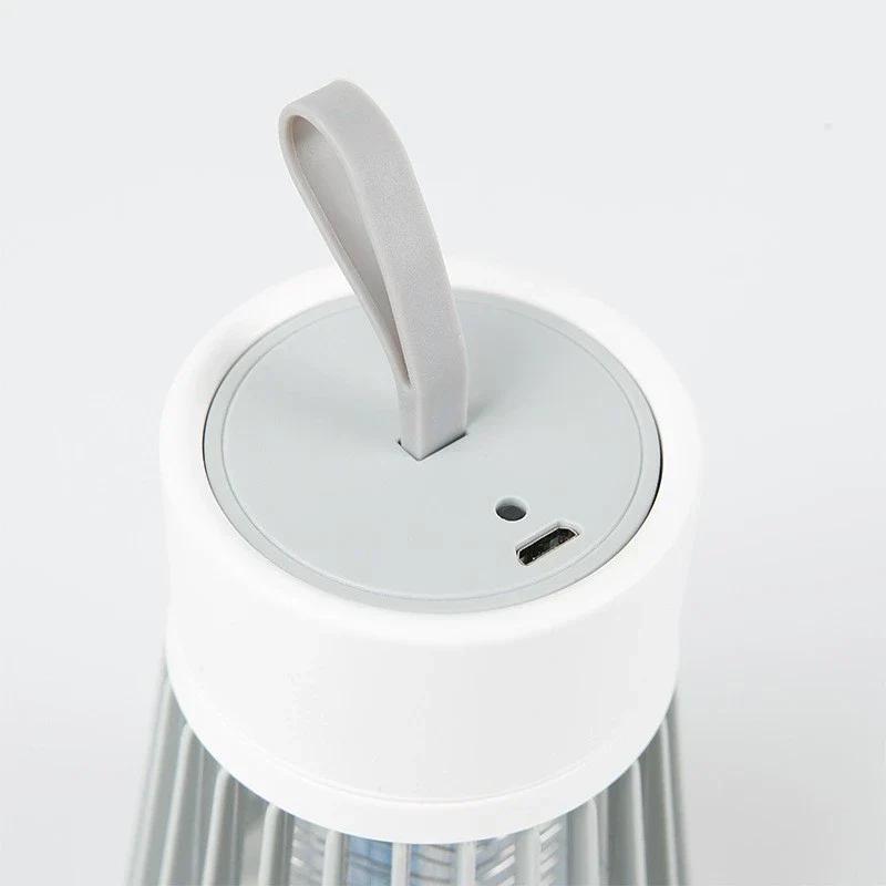 Lampa UV Anti-Insecte Portabilă, 1.2W, Reîncărcabilă USB, 1200mAh, Curea Suspendare