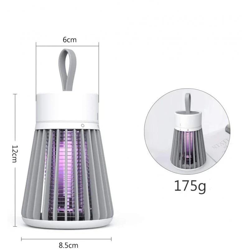 Lampa UV Anti-Insecte Portabilă, 1.2W, Reîncărcabilă USB, 1200mAh, Curea Suspendare
