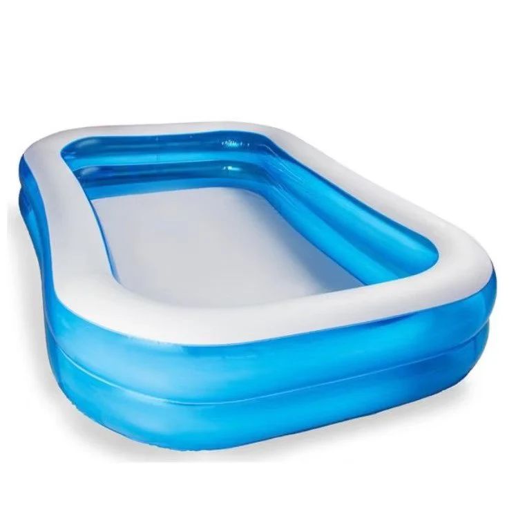Piscina gonflabilă Intex, 200x150x55 cm, 2 inele, Family Pool XL