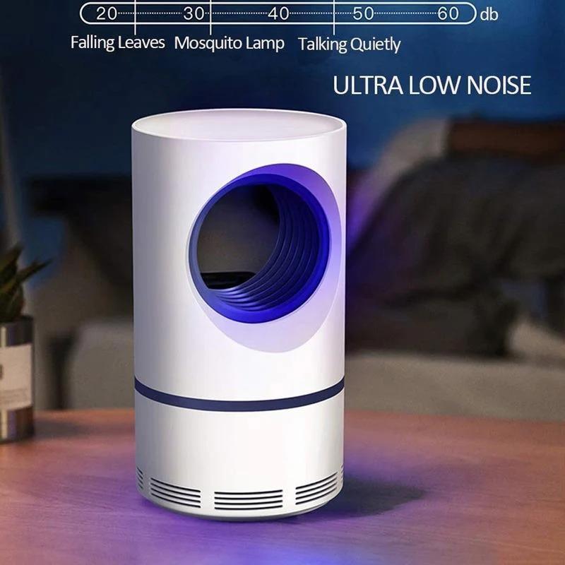 Set 2x Lampă UV Aparat Anti-Insecte cu mod de Aspirare